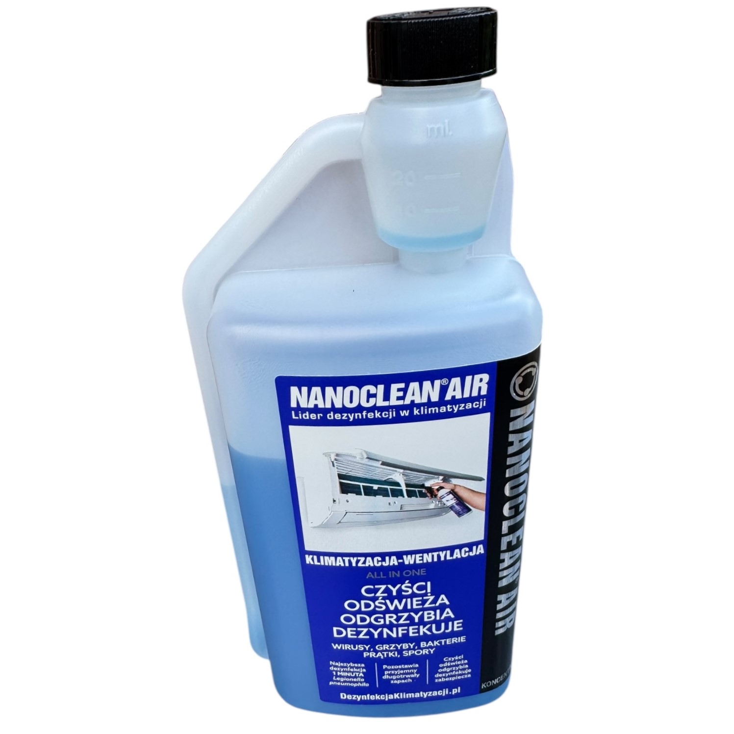 Nanoclean Air Koncentrat do odgrzybiania i dezynfekcji Hvac lawendowy 1L