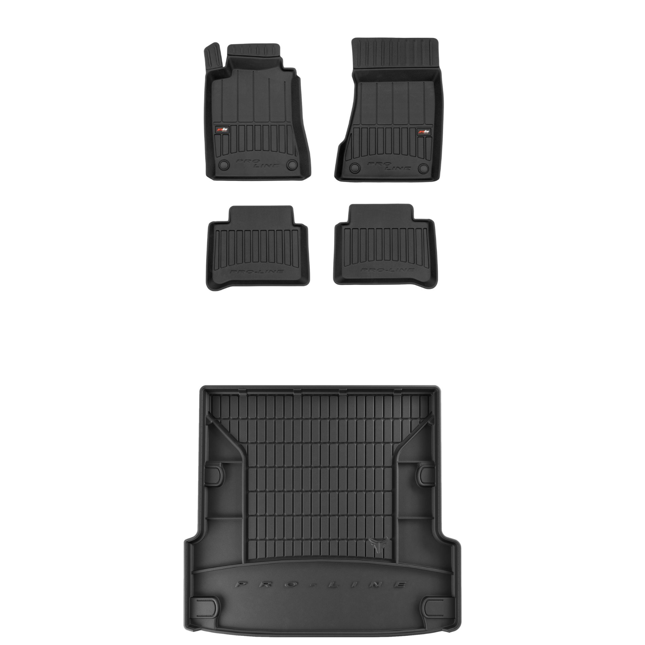 Sada gumových kobercov a rohoží pre Mercedes E W211