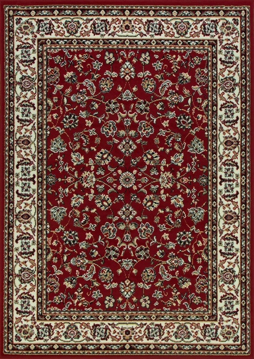 

120x170 cm Dekoracyjny Dywan Ornament Czerwień