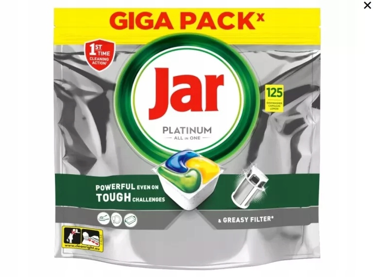 Tabletki Do Zmywarki Jar Platinum 125 Szt.