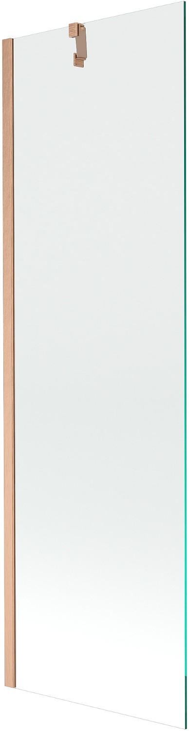 Mexen Next vanová zástěna 1-křídlová 60 x 150 cm, transparentní, kartáčovan