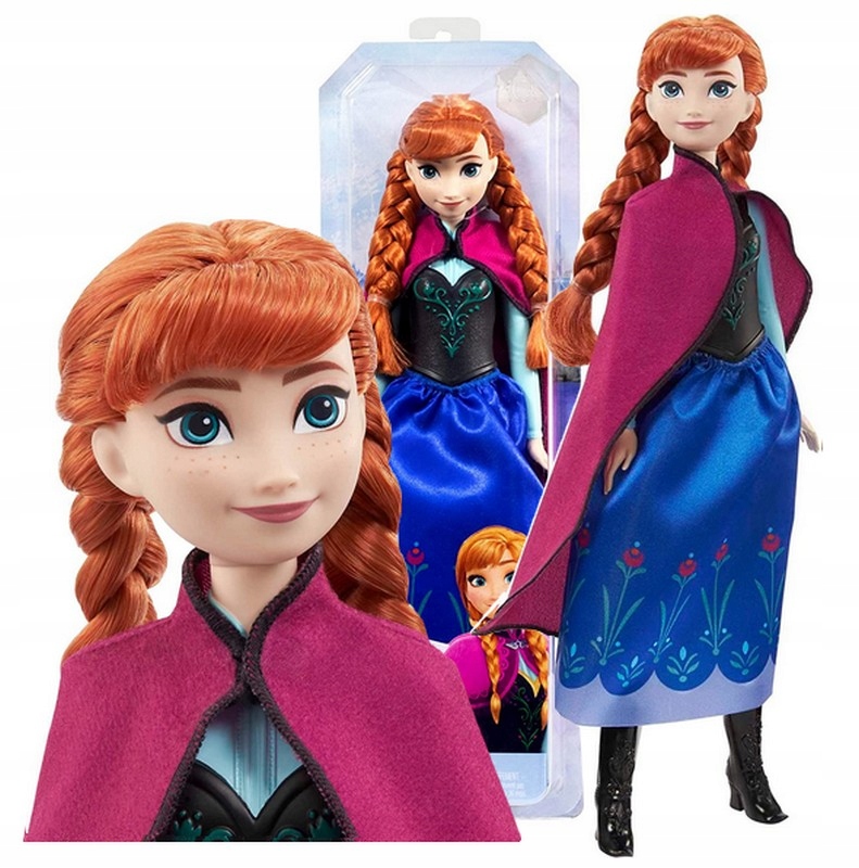 

Frozen Lalka Księżniczka Anna Kraina Lodu HLW49