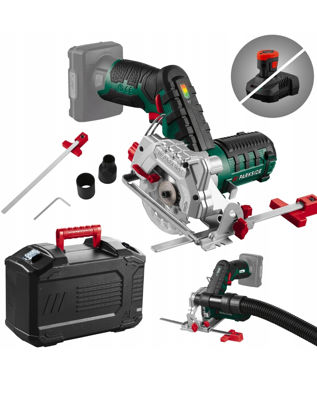Parkside Pilarka Ręczna Akumulatorowa Phksa 12 B3 12V