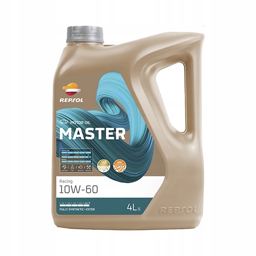 Repsol 10W60 Master Racing Oil 4L (plná Synthetika Ester)