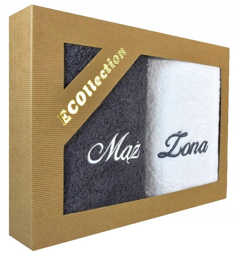 

Ręczniki Mąż Żona, Prezent Ślubny, Wysoka Jakość!!