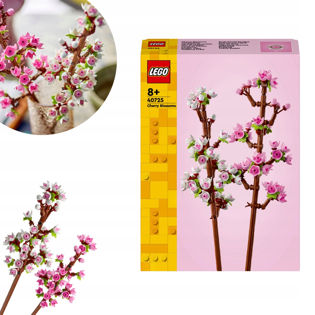 LEGO ICONS KWITNĄCA WIŚNIA KWIATY 40725