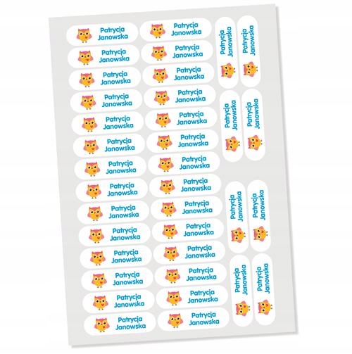 

Naklejki Imienne Wodoodporne Imienniki