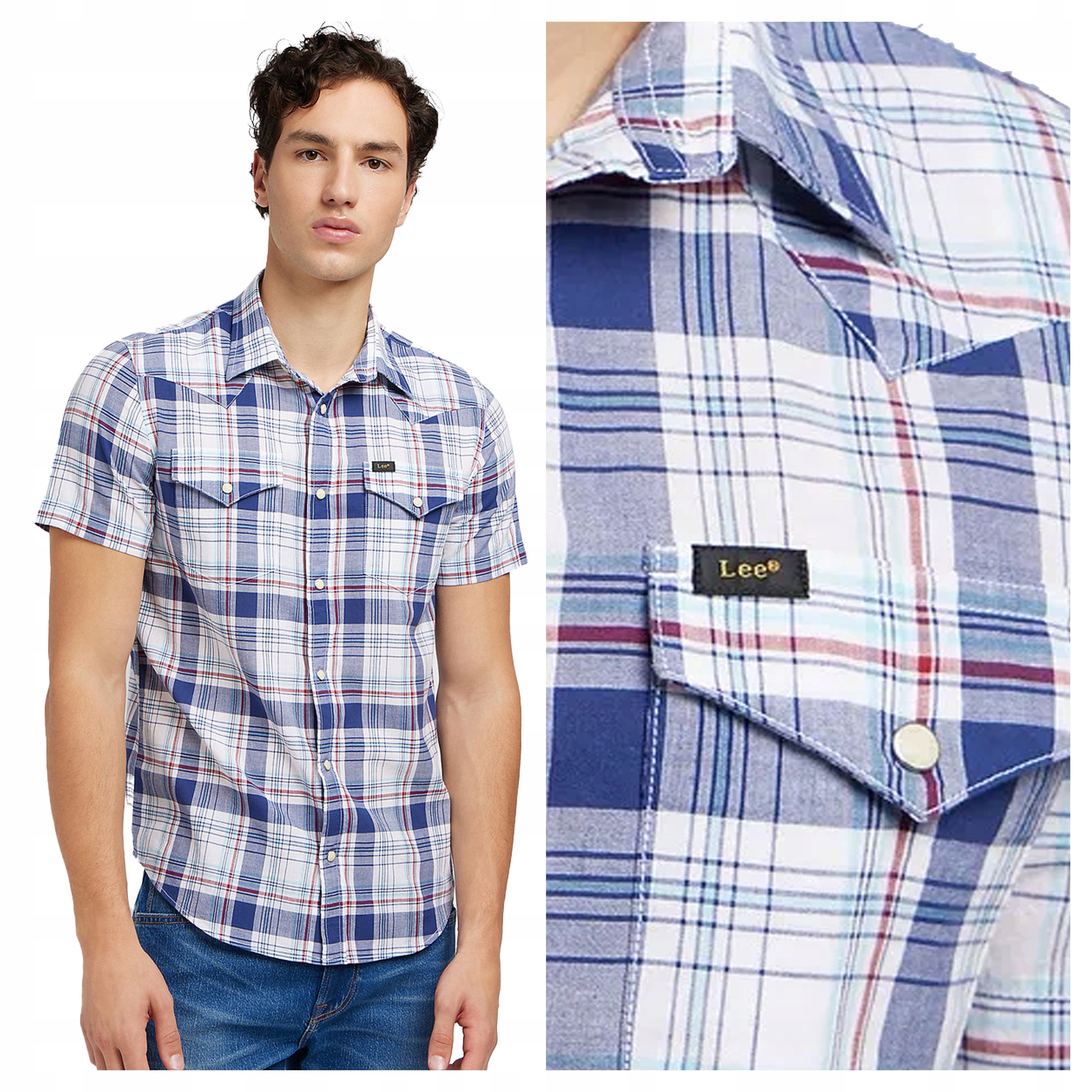 Lee Ss Western Shirt S Pánská košile