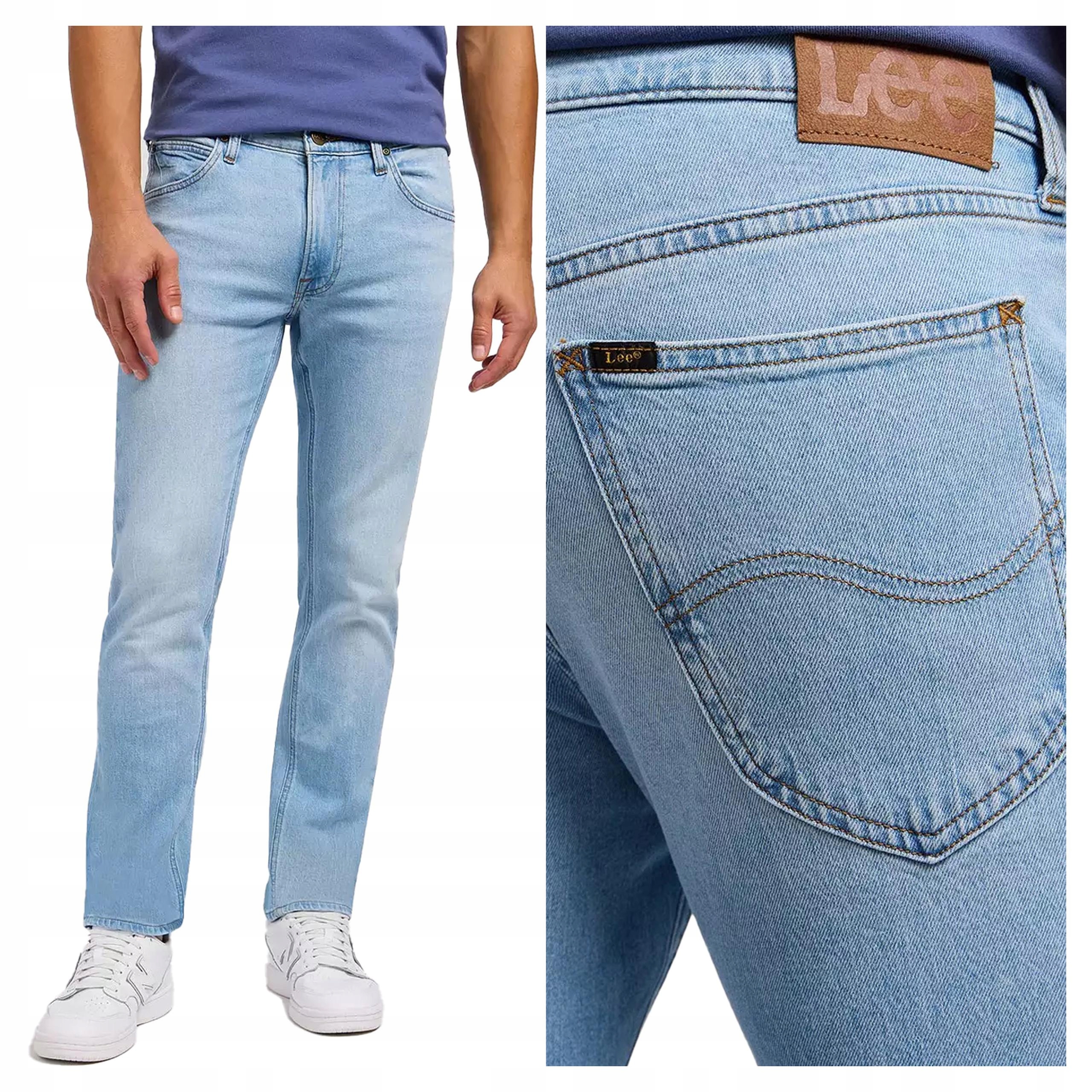 Pánské jednoduché džínové kalhoty Lee Daren Zip Fly 36/34