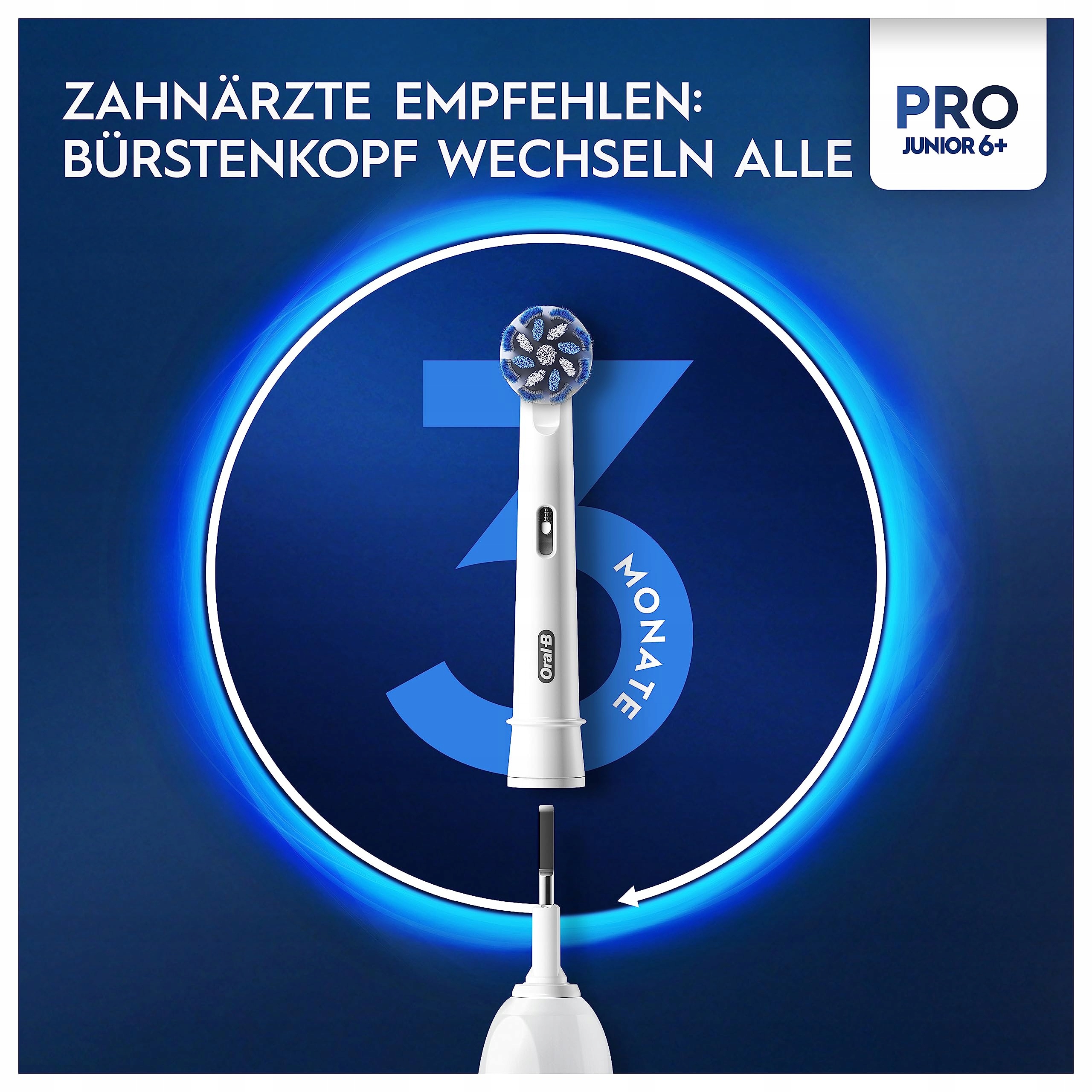Oral-B Pro Junior elektryczna szczoteczka do zębów Zielona — miniatura 7