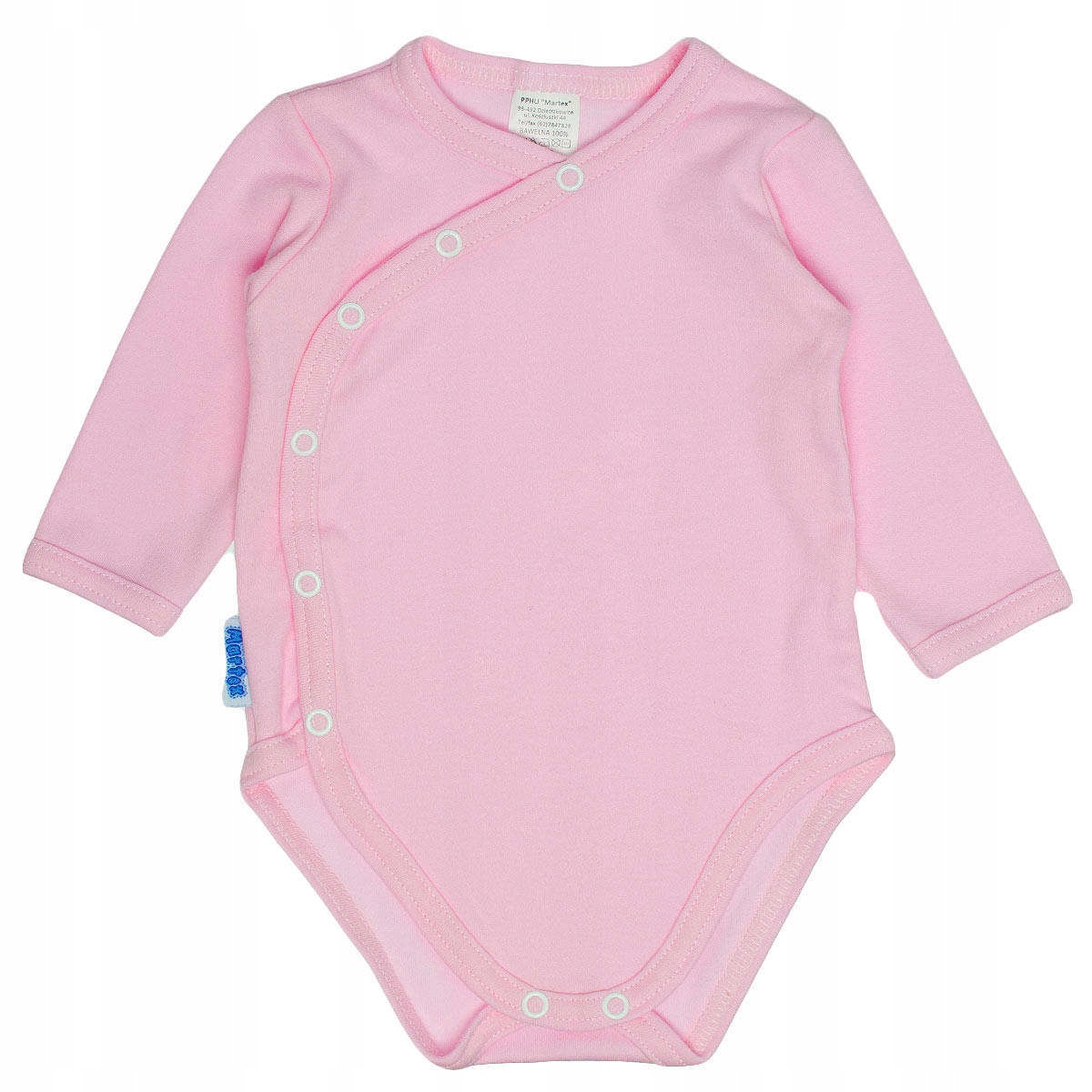 

Body Niemowlęce Bawełniane Kopertowe Róż R. 62