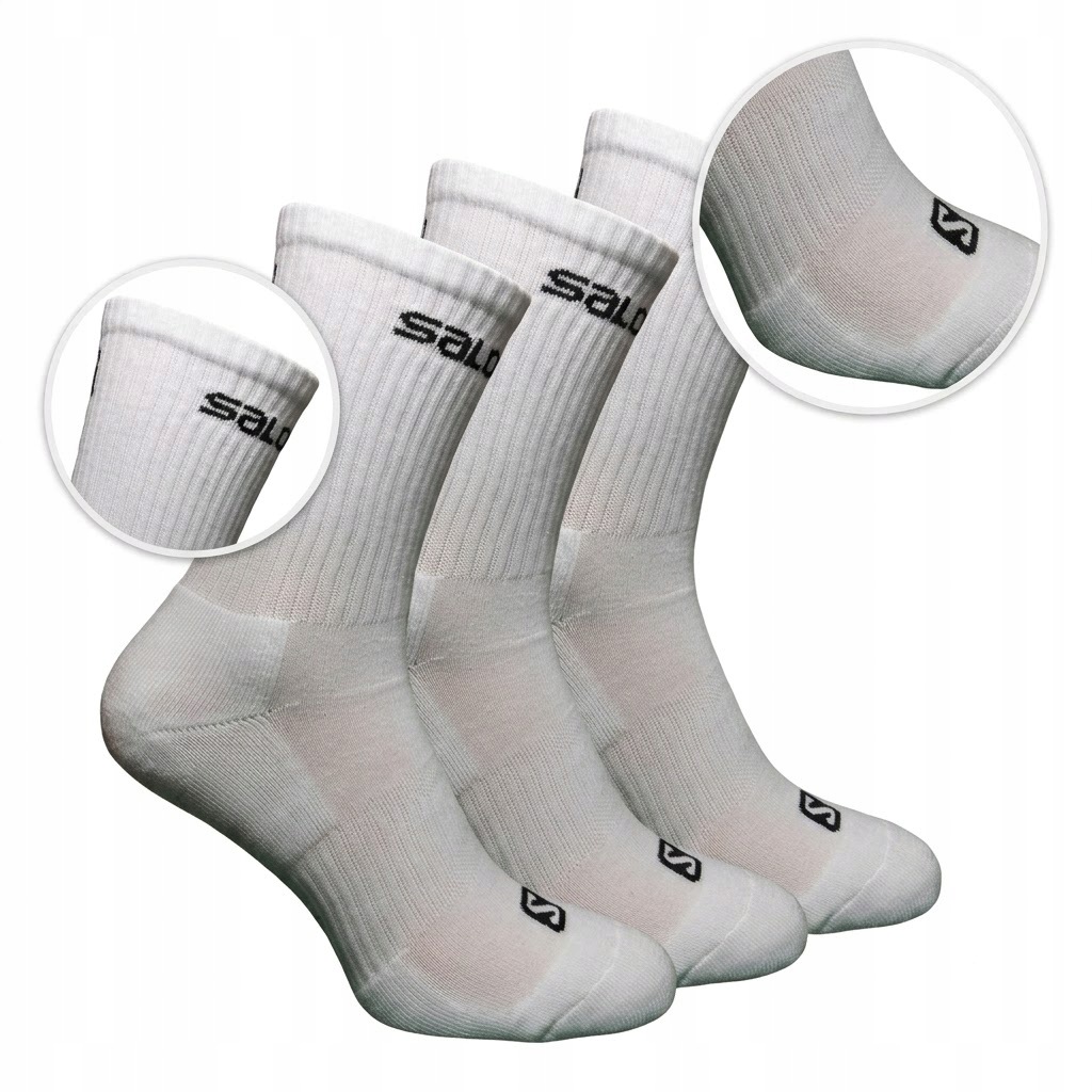 Skarpety sportowe Salomon Crew Bawełna unisex turystyczne 3 pary 36-38