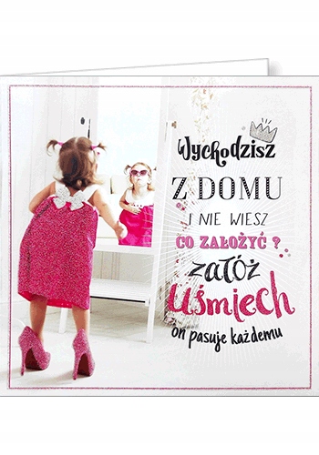 

Kartka na Dzień Dziecka dla dziewczynki KWT1