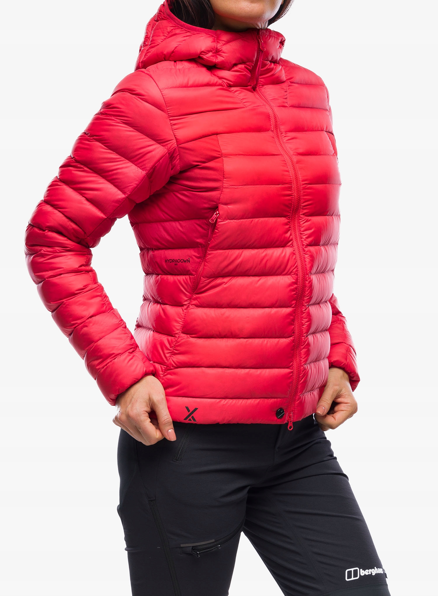 Dámská péřová bunda Berghaus Seeker Mw Down Hoody goji berry/red 14 (L)