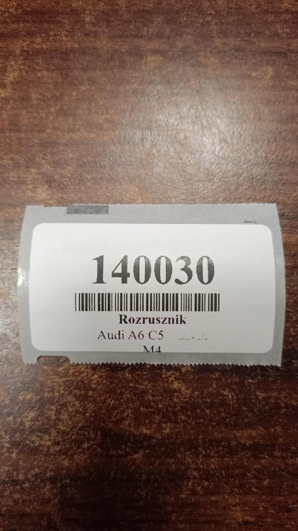 AUDI A6 C5 2.5 TDI starter 0001109021