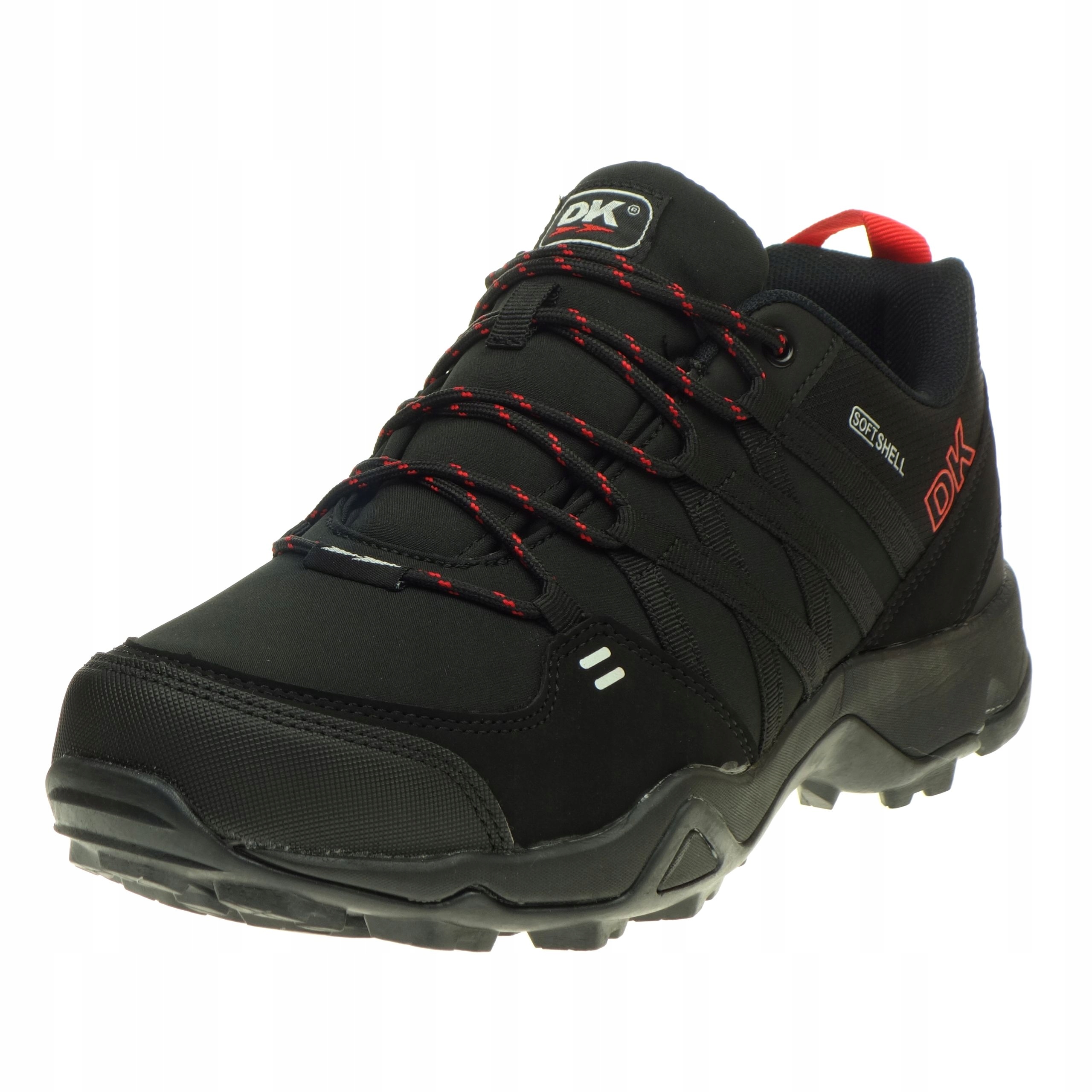 Buty Męskie Trekkingowe DK VB17282 SWAT SoftShell OUTDOOR Blk/Red 45 Wysokość niskie