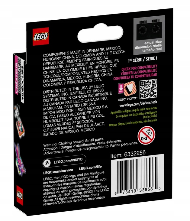 LEGO 43101 VIDIYO BANDMATES NR 2 SAMURAPPER Marka LEGO