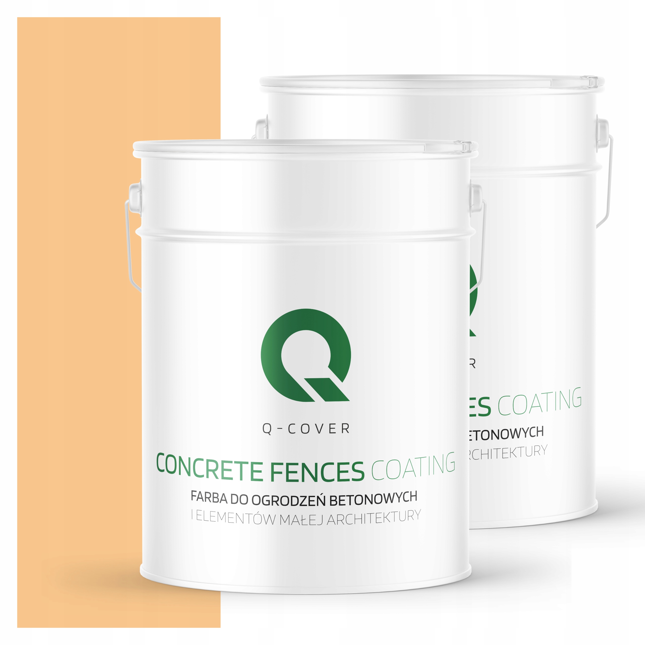 Farba Na Maľovanie Plotov, Betónových Kvetináčov, Oranžová, Svetlá, 10 L