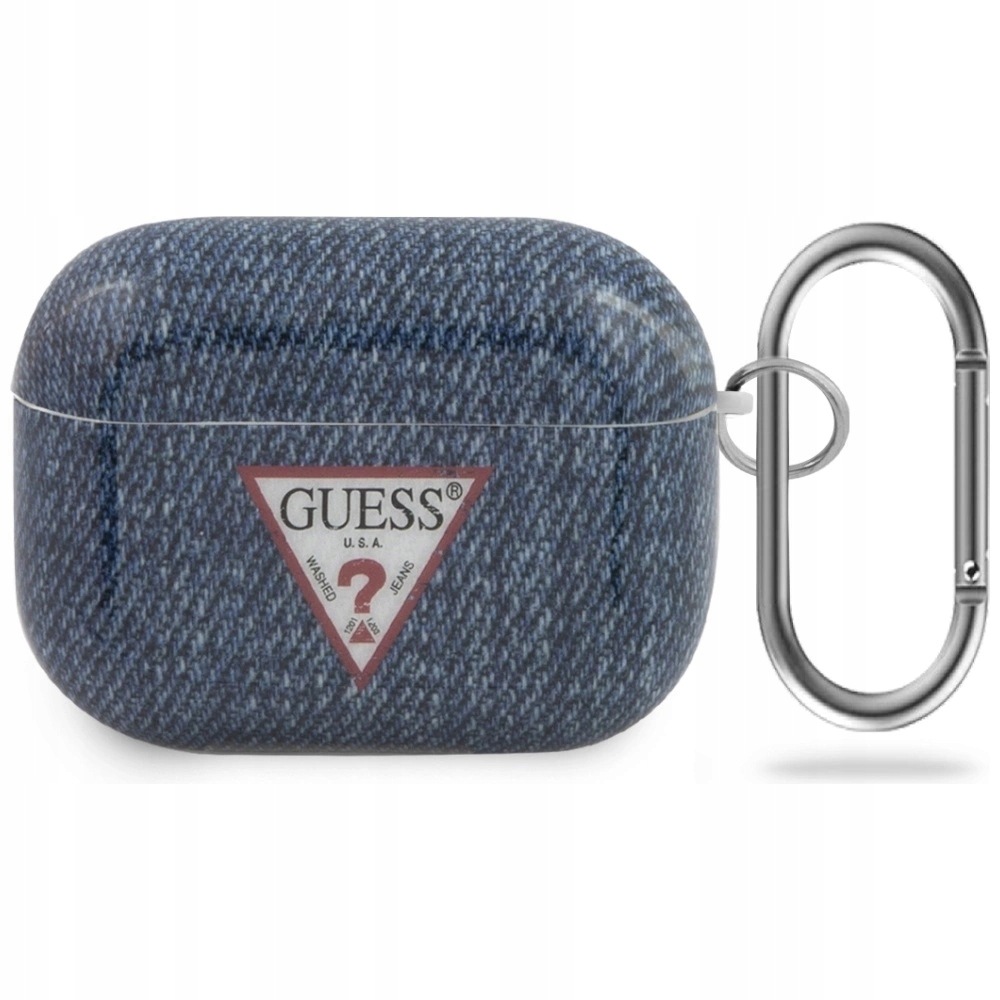 Etui Guess Jeans Collection na AirPods Pro granatowe