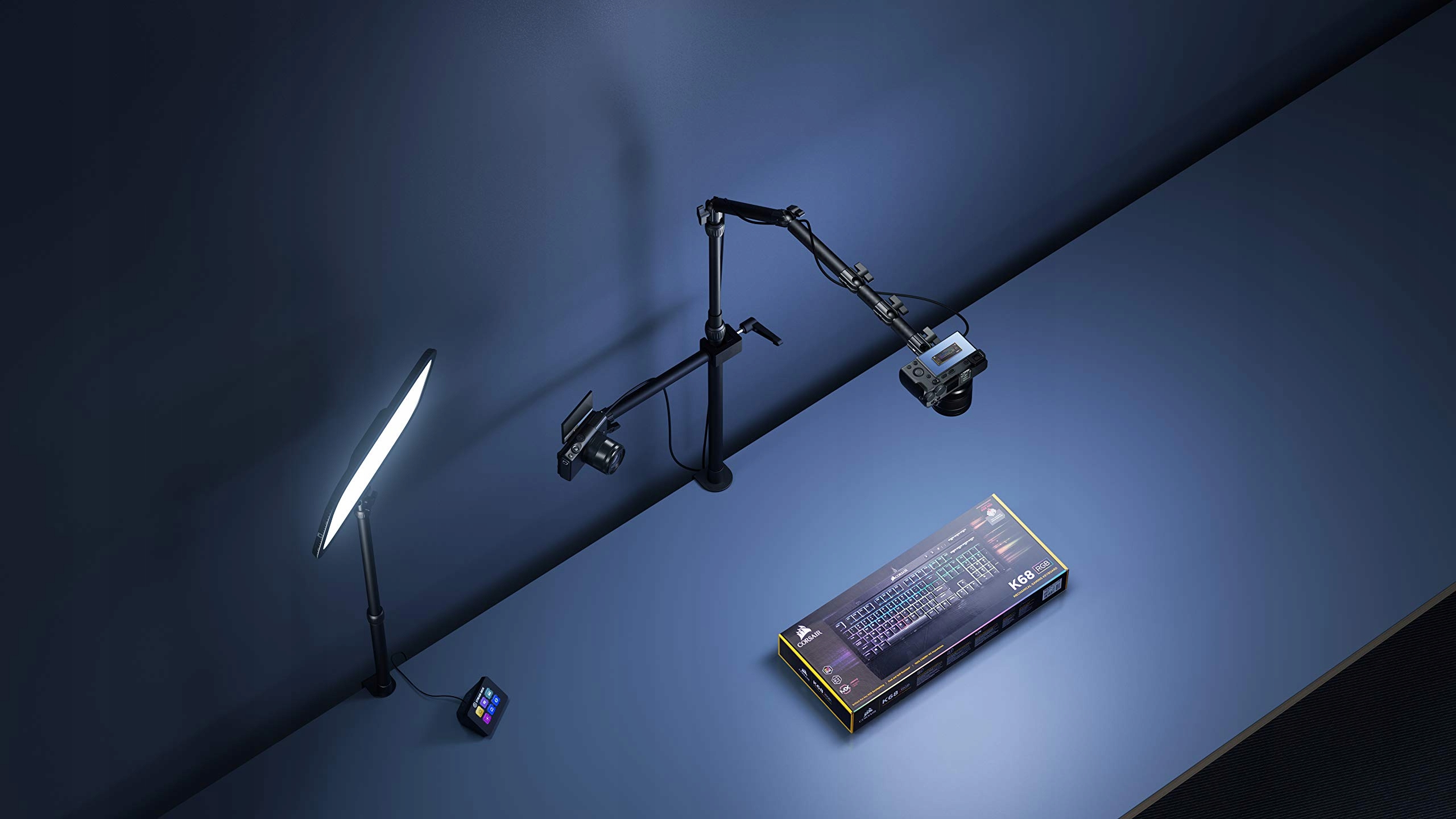 ELGATO Solid Arm Uchwyt Do Oświetlenia Kamer Mikrofonów Streaming Studio — miniatura 2