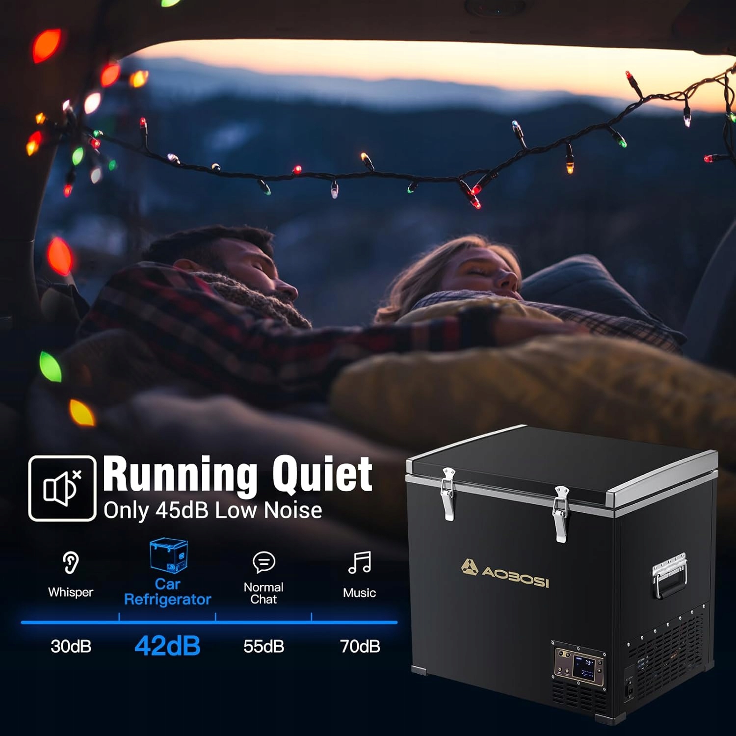 AAOBOSI Lodówka turystyczna samochodowa 60l Rodzaj elektryczne