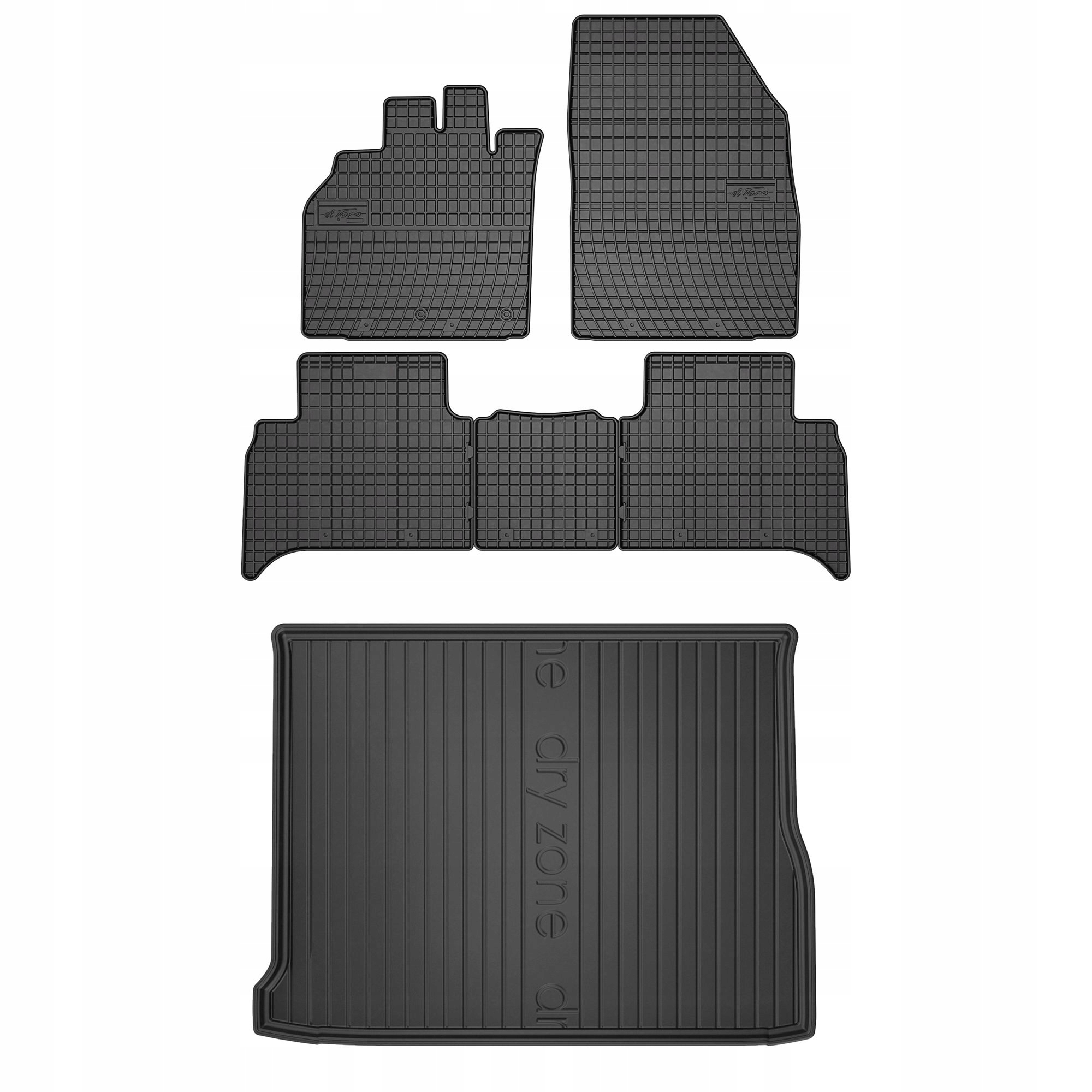 Gumové rohože a rohože pre Renault Scenic III 2009-2016