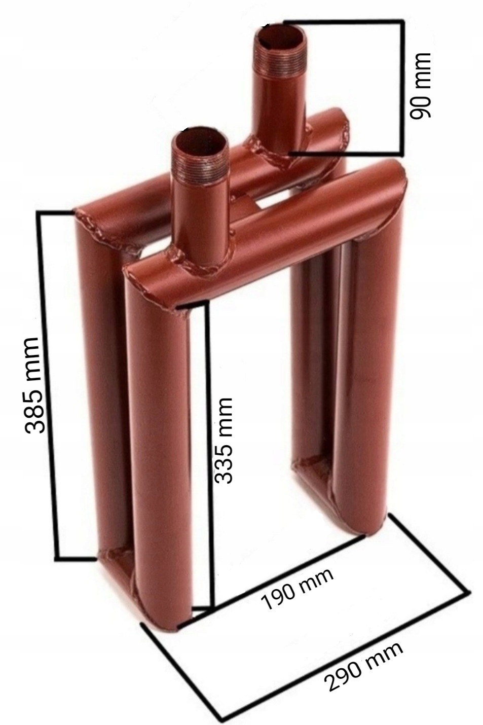 Wężownica Podkowa Wodna Duża Do Pieca Kuchni Węglowej Angielki Lewa