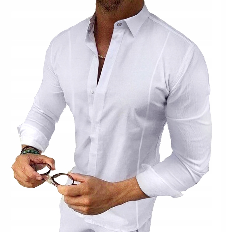 Pánská košile Elegantní Klasická Svatba Svaté Přijímání Neformální Svatební Hostina