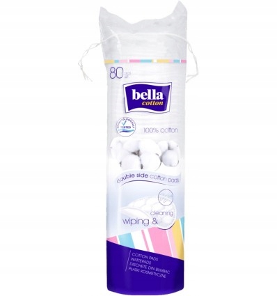 

Bella Cotton Wiping & Cleaning płatki 80 sztuk