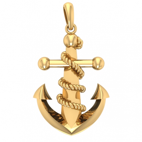 

Złoty Wisiorek Kotwica Pr. 333 Realistyczny Detale