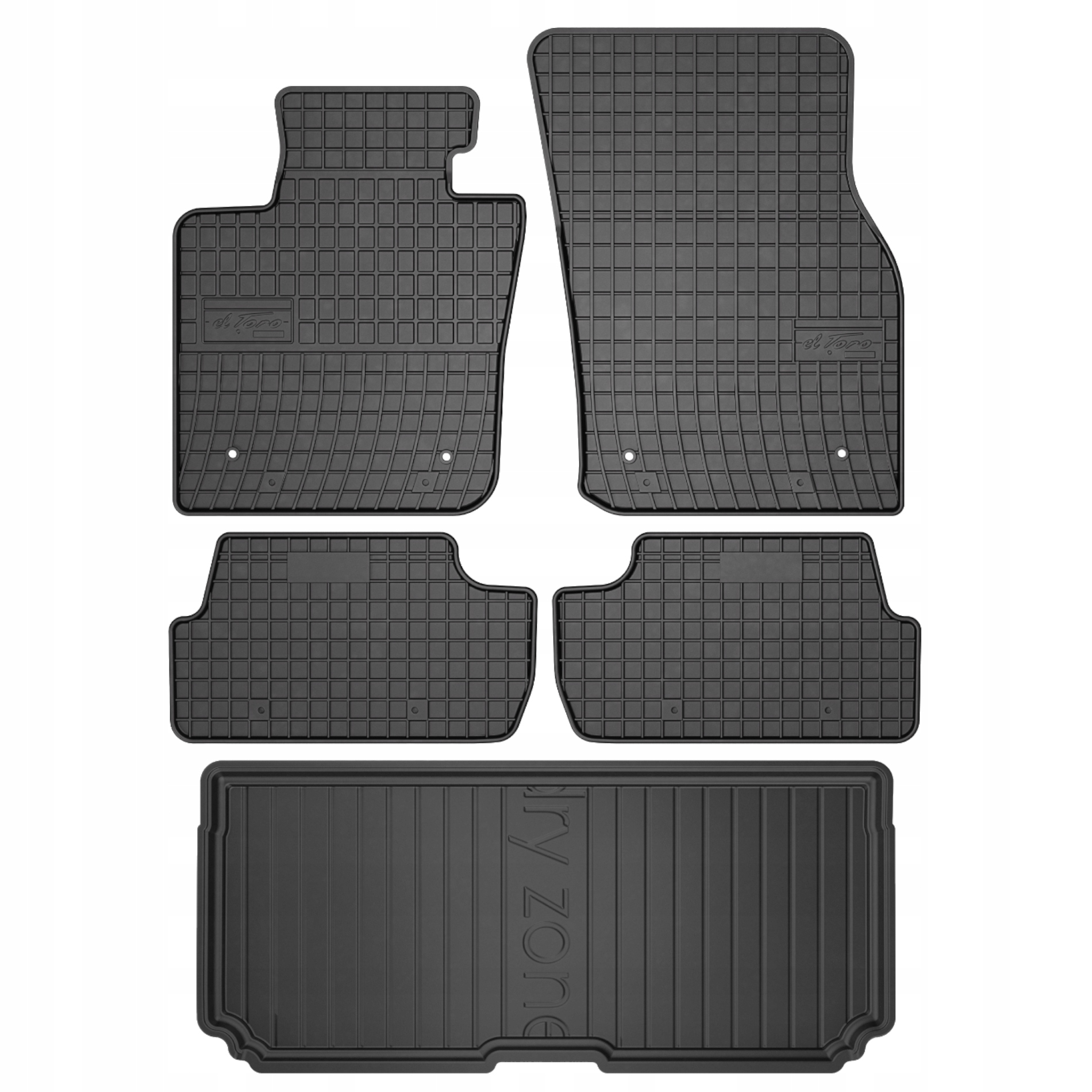 Gumové rohože rohož batožinového priestoru Mini Cooper S 14 horná strana