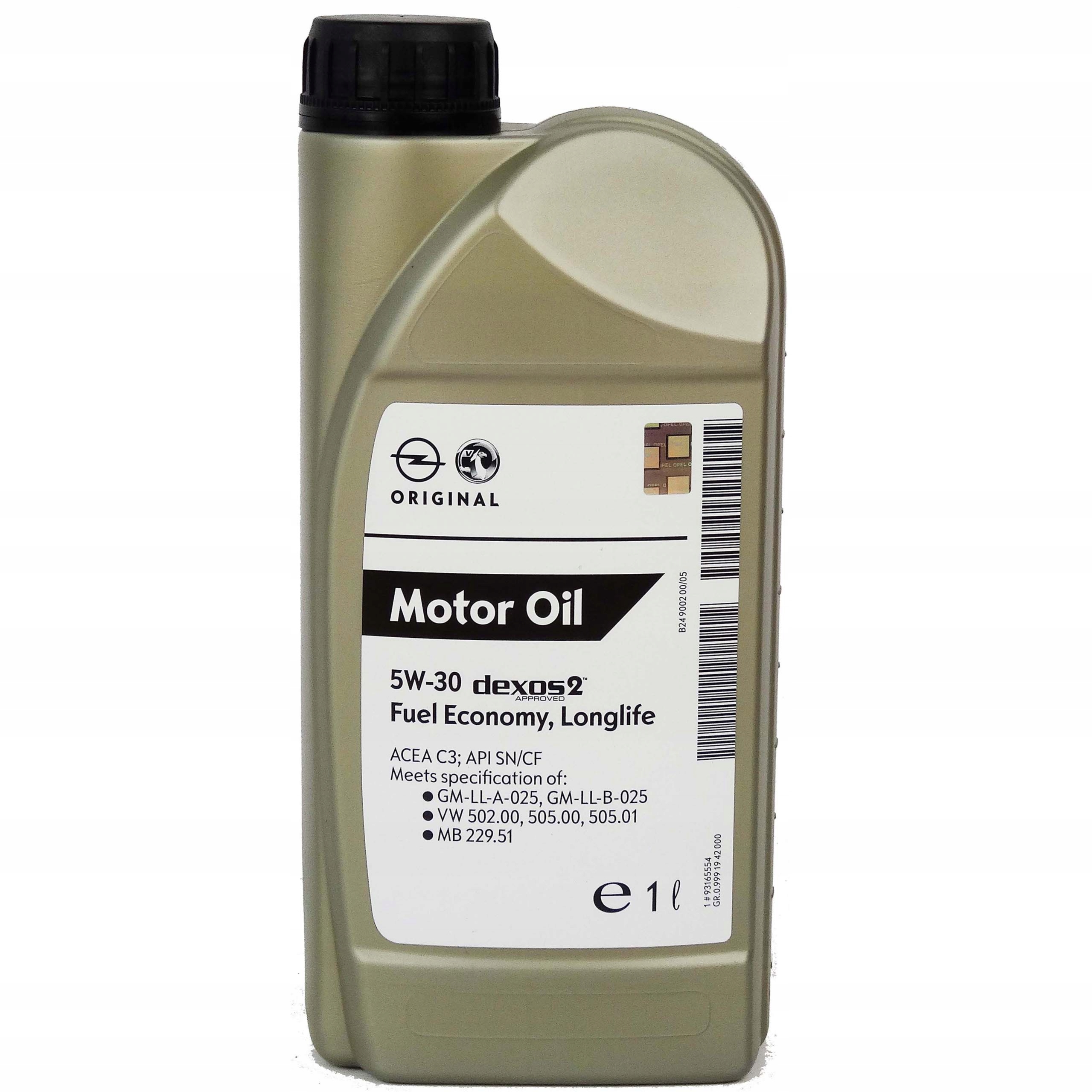 

Olej Opel Gm Motor Oil (Dexos2) 5W30 1L