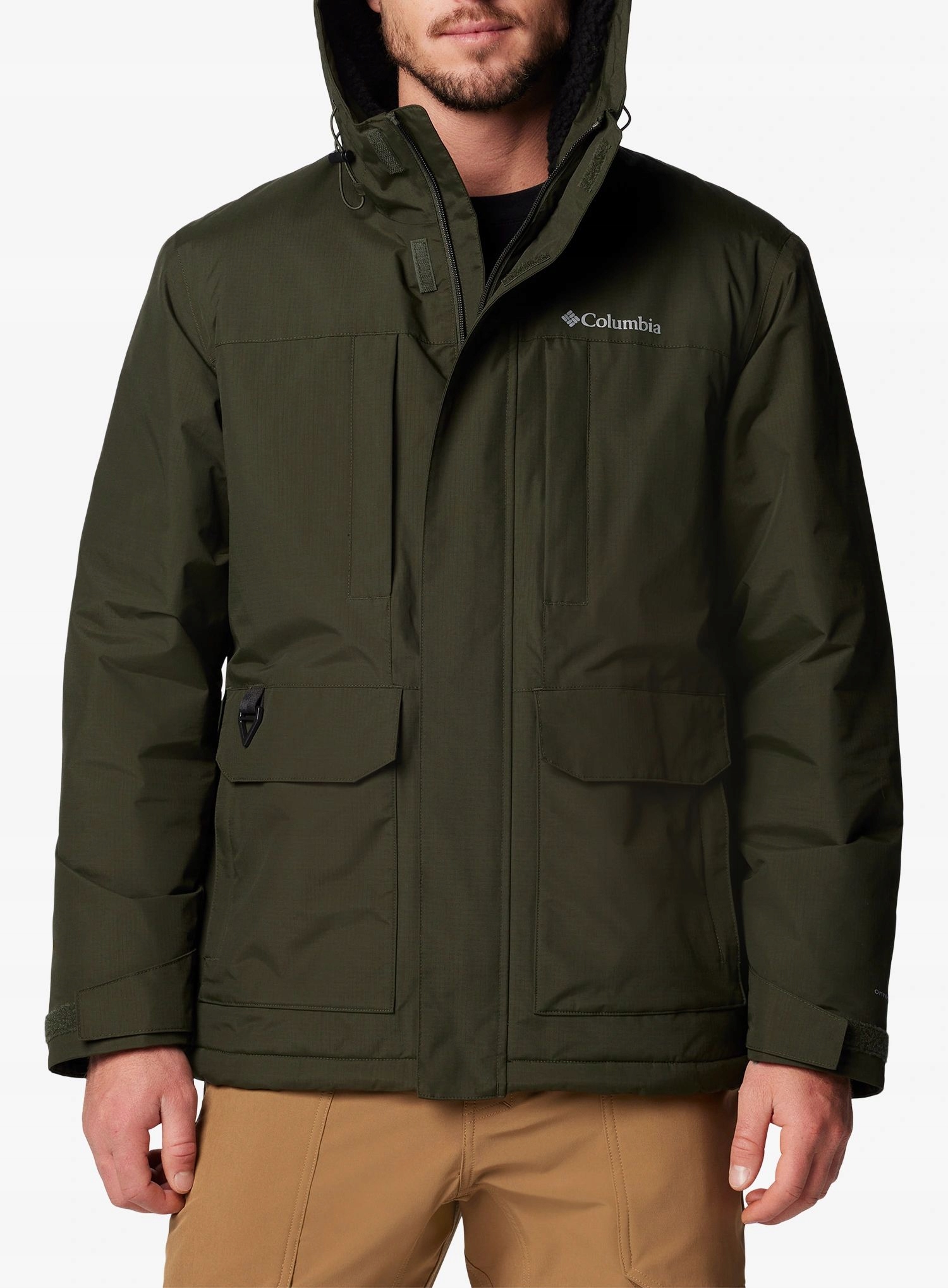 Zimní bunda Columbia Landroamer Sherpa Lined Jacket greenscape M