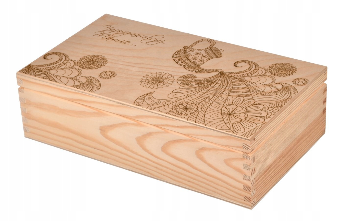 

Skrzynka na 8 Herbat skrzyneczka Grawer herbatę