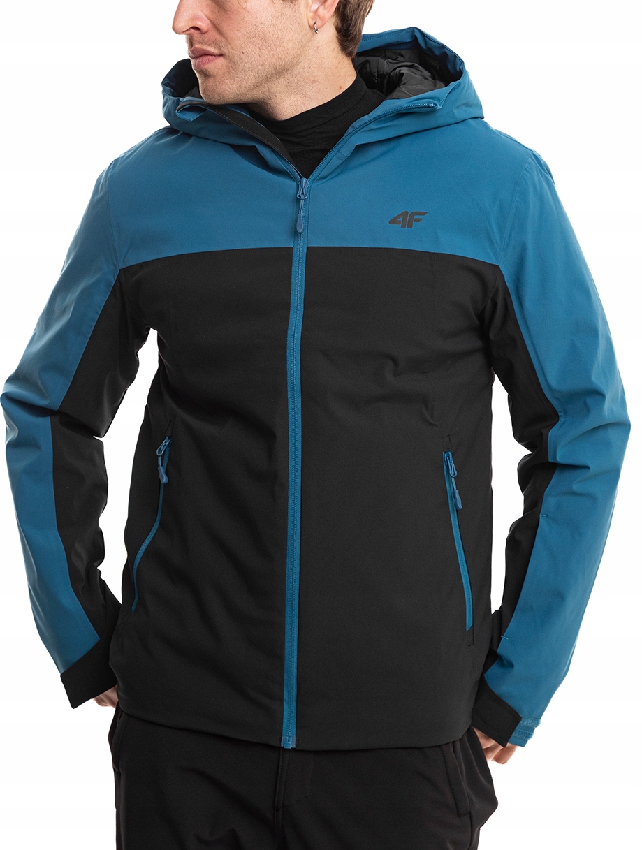 Pánská lyžařská bunda 4F s kapucí S Kapucí Hydrofobní, teplá, velikost S