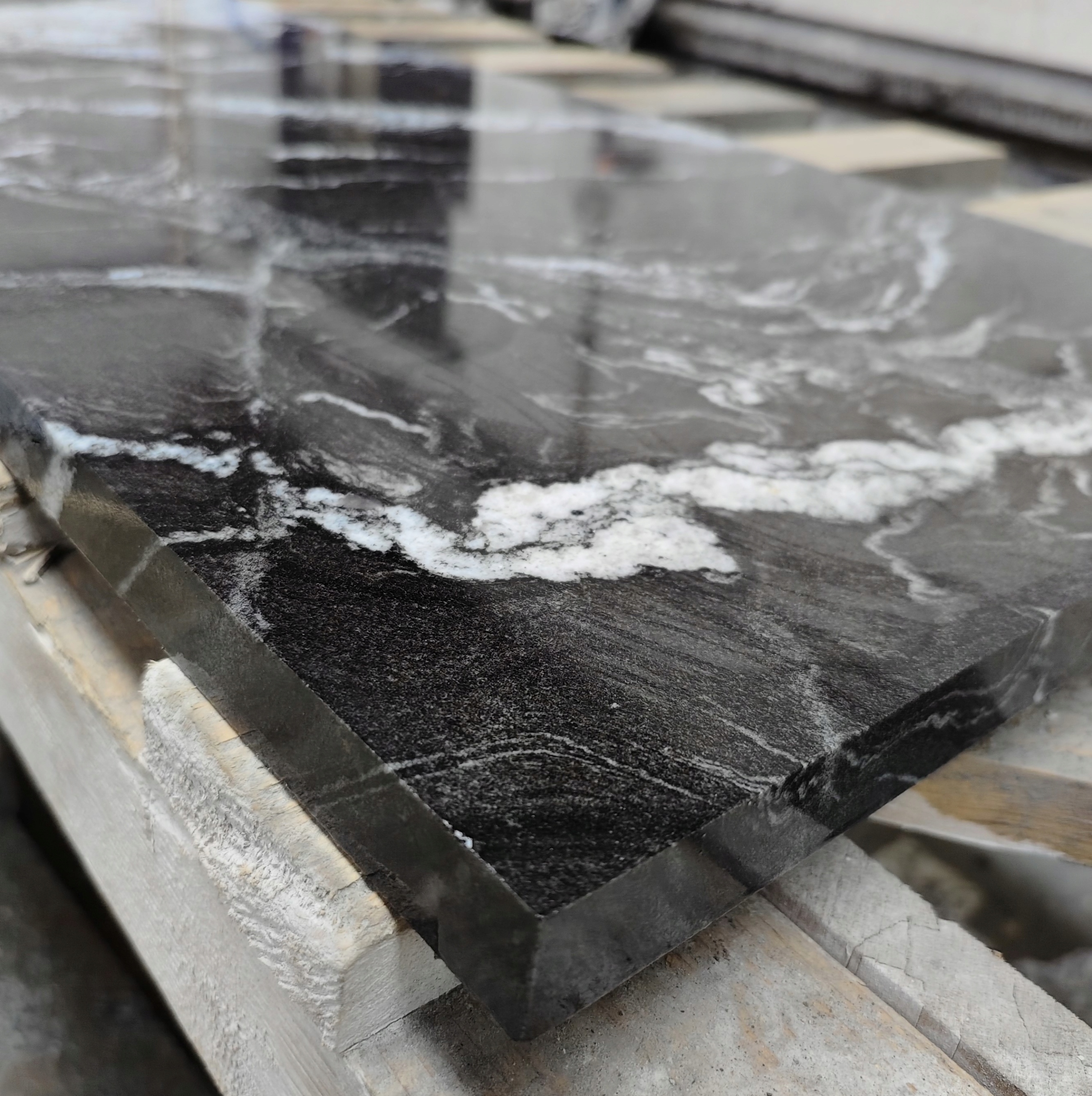 Blaty Parapety Stopnie Forest Black Granit Czarny