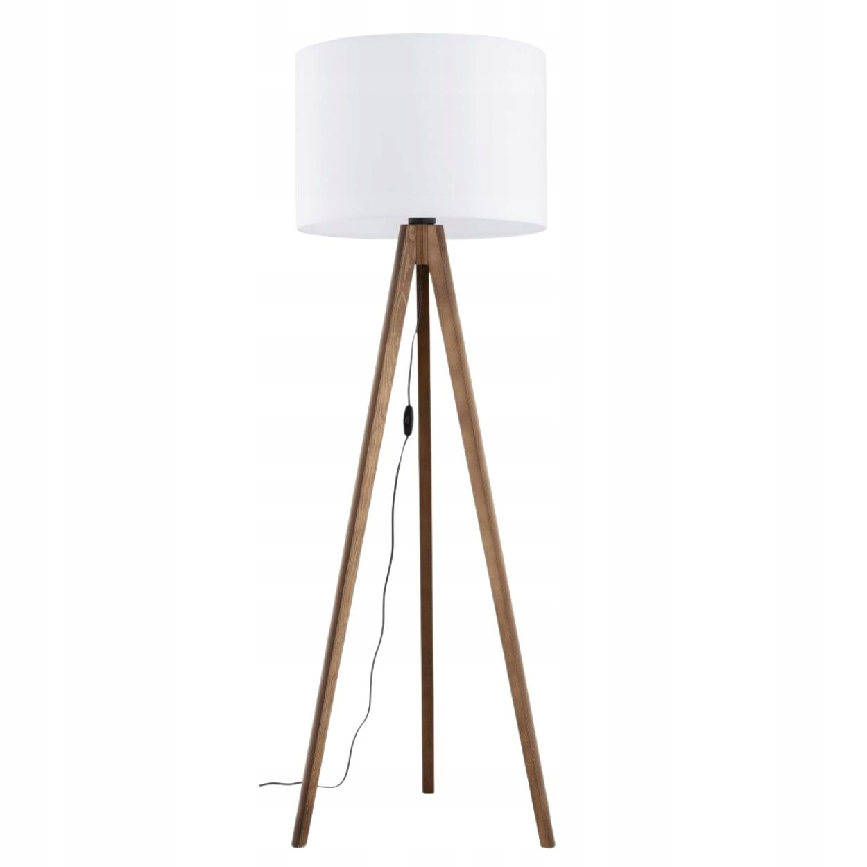 Podlahová Lampa Grand Orech Tienidlo Biela 1XE27 stojaca lampa vysoká loft