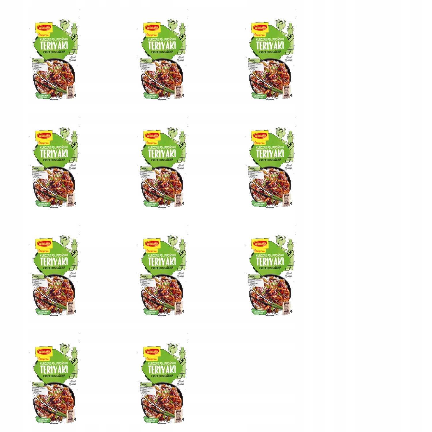 11x 65g Winiary pomysł na... kurczak po japońsku teriyaki Karton