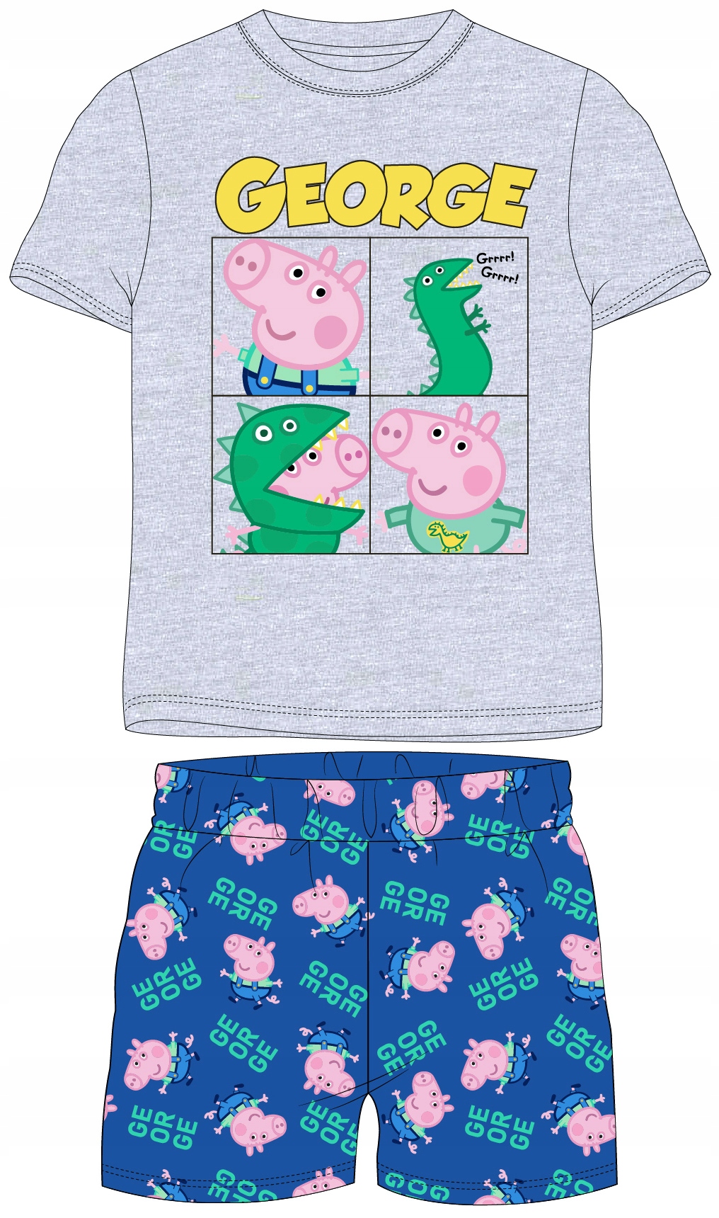 

Świnka Peppa Piżama Chłopięca Krótki Rękaw 104