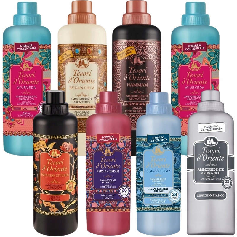 Levně Přímo z Itálie Sada Tesori Tekutiny Koncentráty na oplachování 8 kusů x 760 Ml