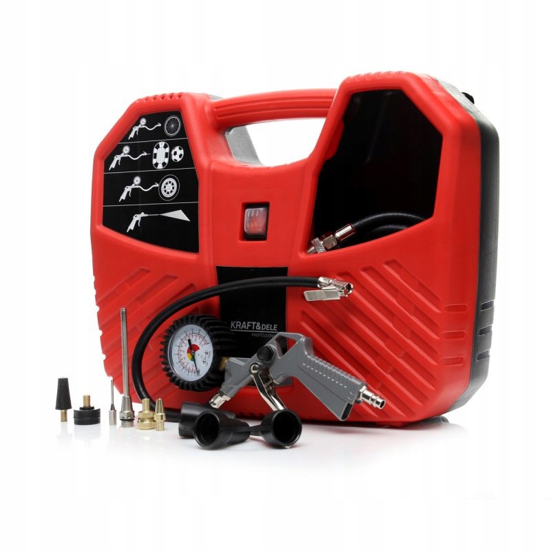 Kompresor bezolejowy Kraft&Dele KD429 Wydajność efektywna 1 l/min