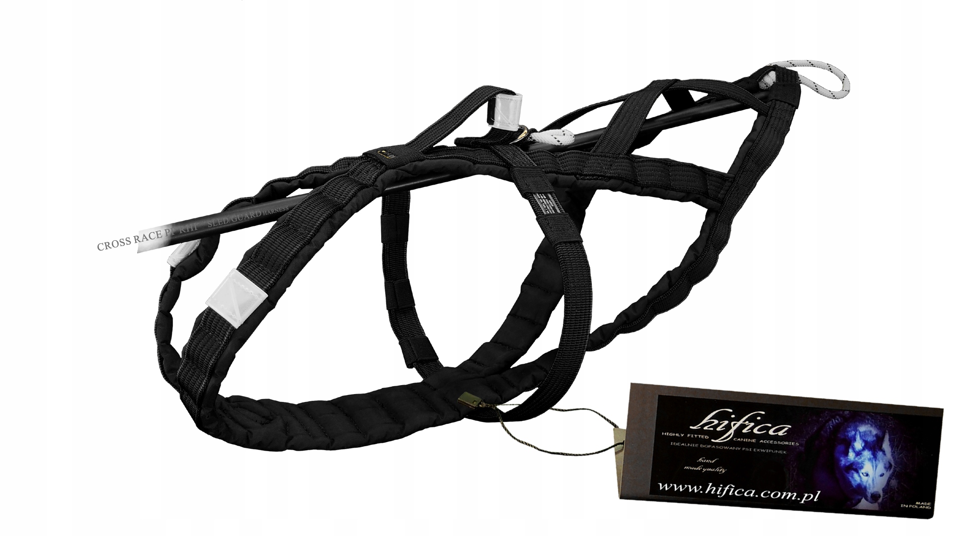 Levně Hifica Cross Race Pp Lg Rhi Postroj/Šle Sled+Guard s podšitím na míru