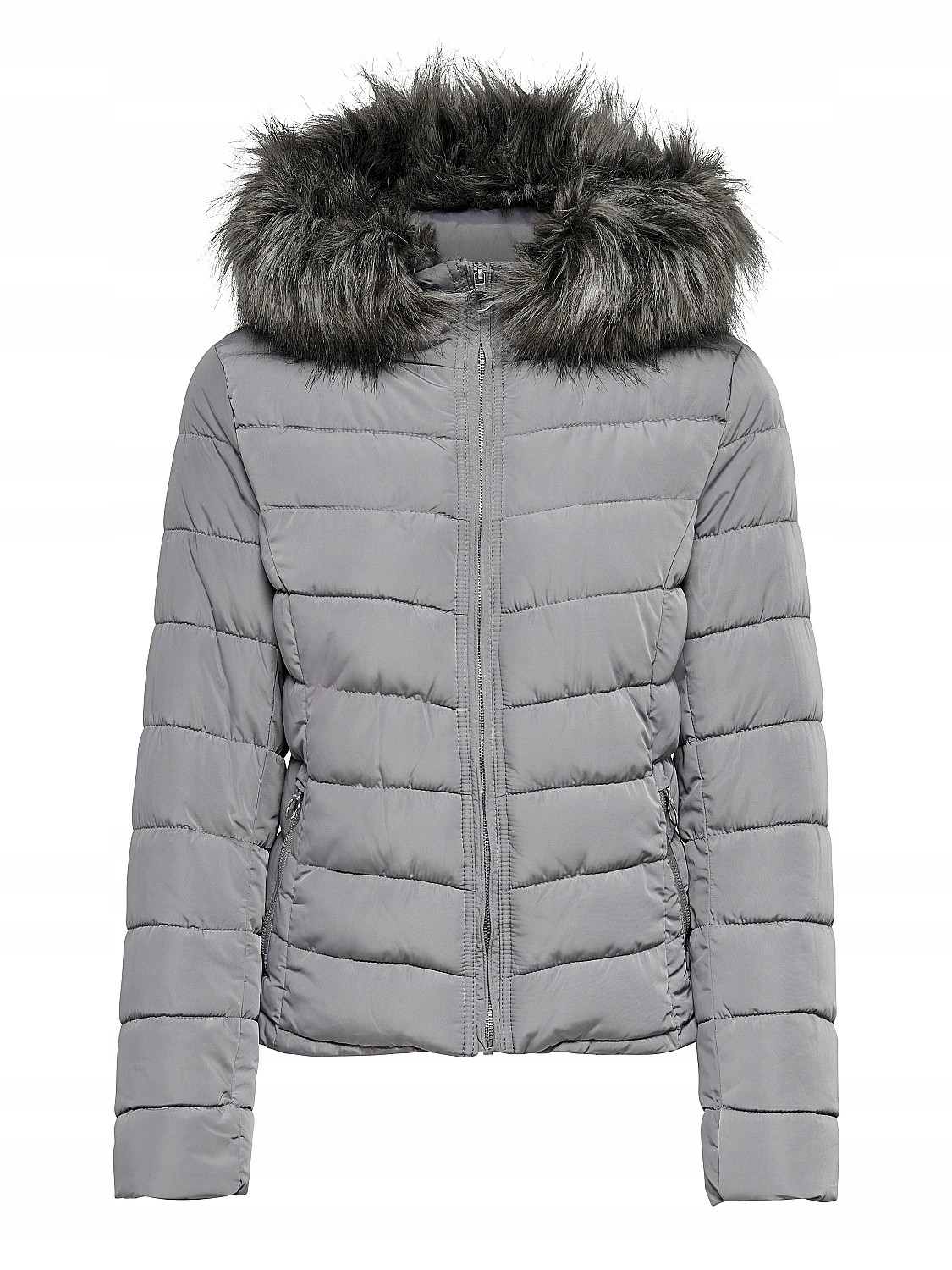 

kurtka Only Newellan Quilted Hood Silver