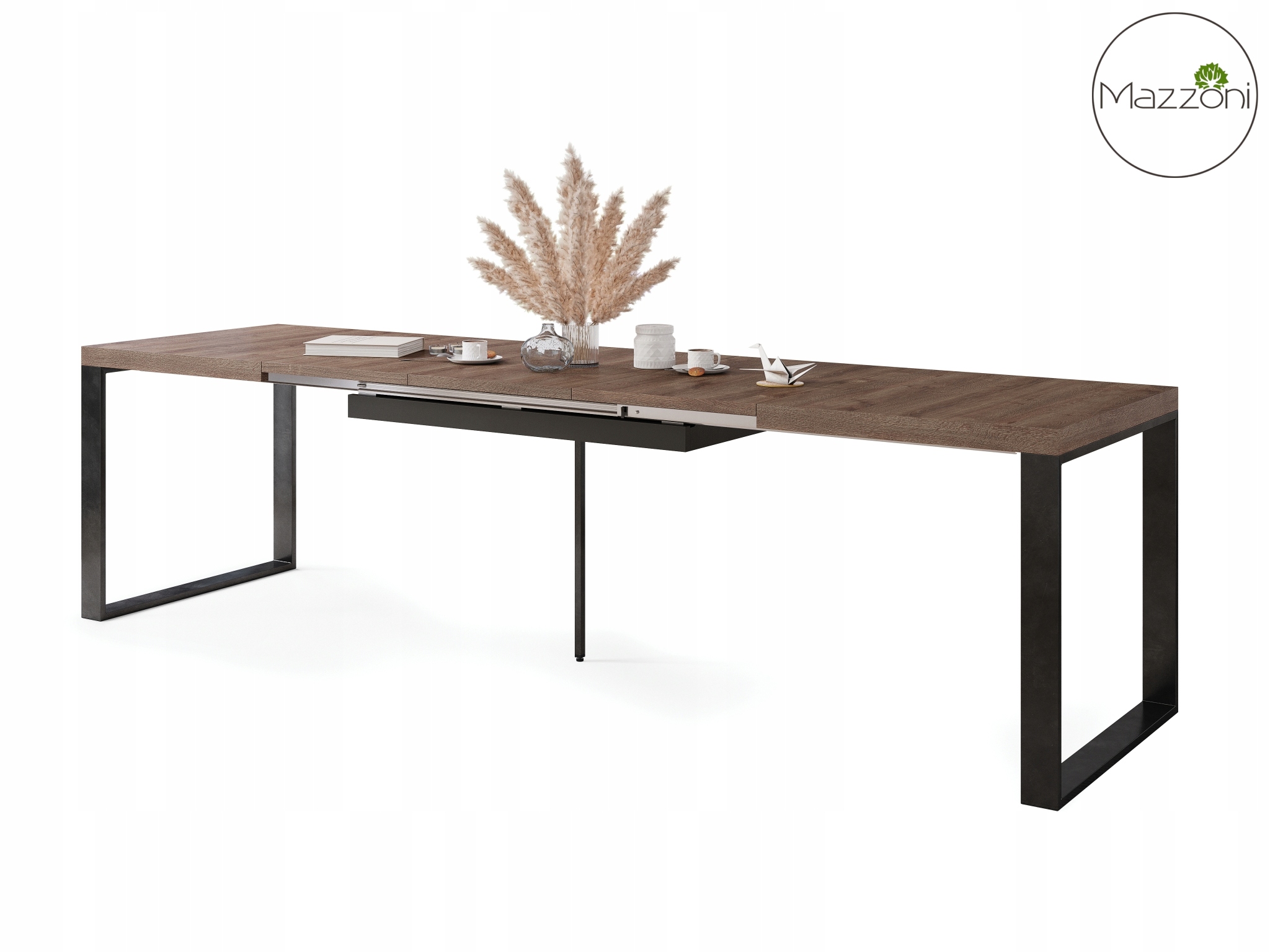 AVARI Dąb Brązowy DUŻY STÓŁ ROZKŁADANY DO 270 cm! Kolor blatu brązowy