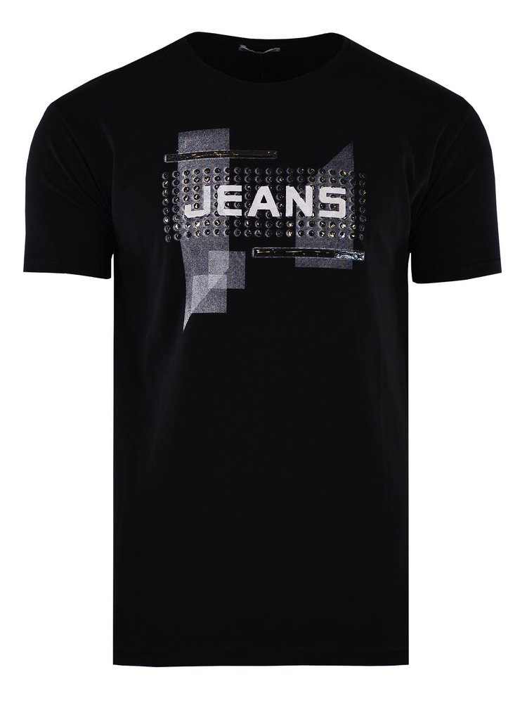 

Koszulka T-shirt Jeans Czarna Duża _2XL