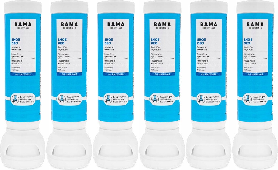Deodorant do bot – osvěžovač Bama Shoe Deo modrý 6 Ks