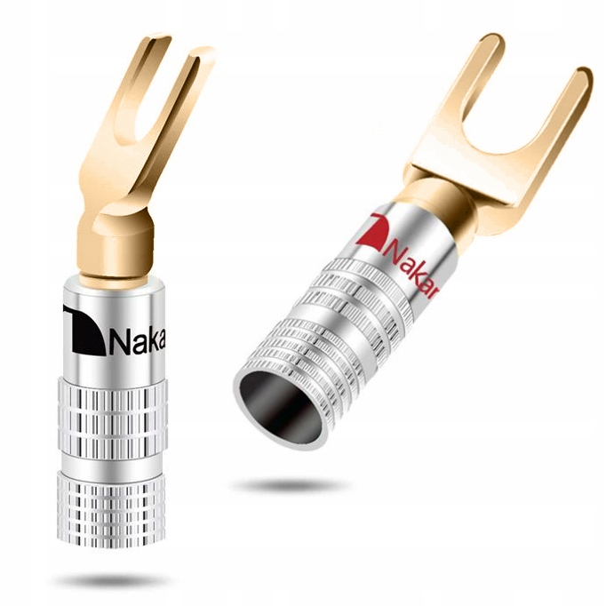 

Nakamichi Złącze Wtyk Głośnikowy Widełkowy Komplet