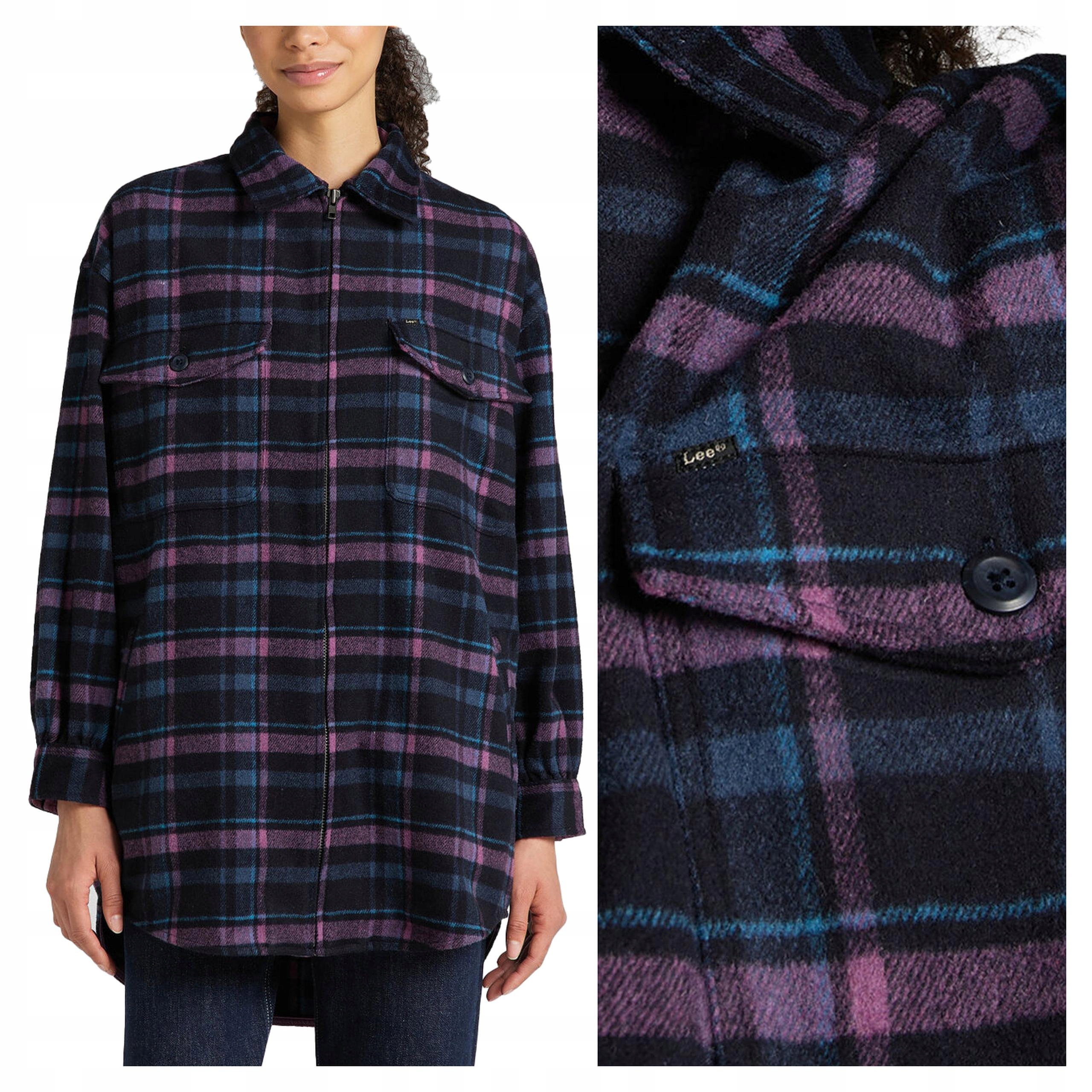 Dámská přechodová bunda Lee 90S Workwear Overshirt L