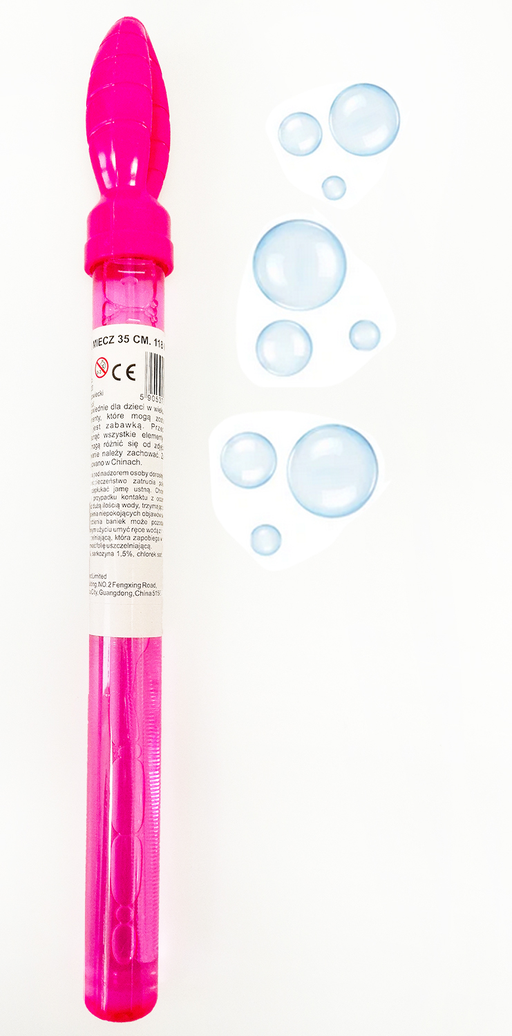 

Różowy Miecz Bańki Mydlane 35cm 118ml Bubble