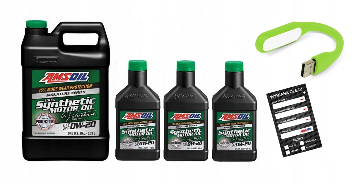 Motorový Olej Amsoil 0w20 Signature Syntetický Asm 6,622 l